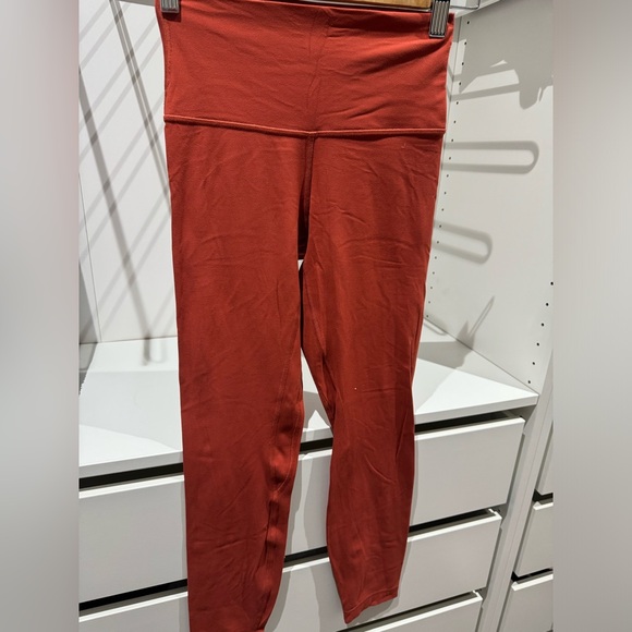 LULULEMON ALIGN LEGGINGS (WORN ONCE) burnt orange🍂 - Picture 1 of 2